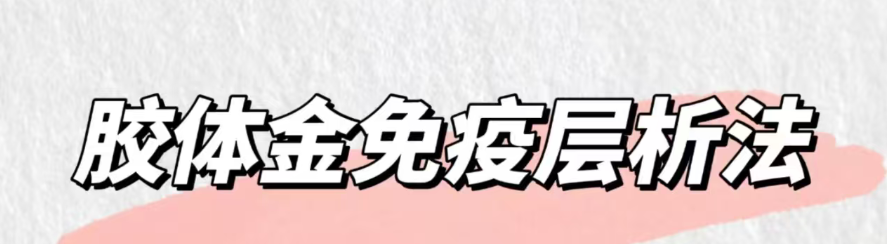 胶体金免疫层析法（GICA）技术详解
